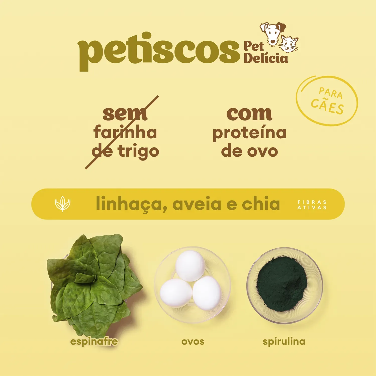Petisco Pet Delícia Super Greens Sticks Vegetariano Petisco Pet Delícia Super Greens Sticks Vegetariano